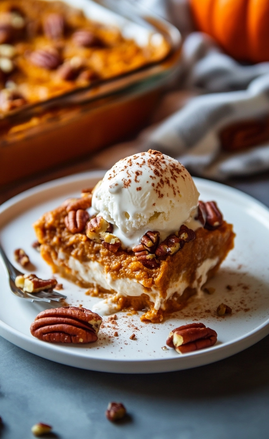 pumpkin dump cake