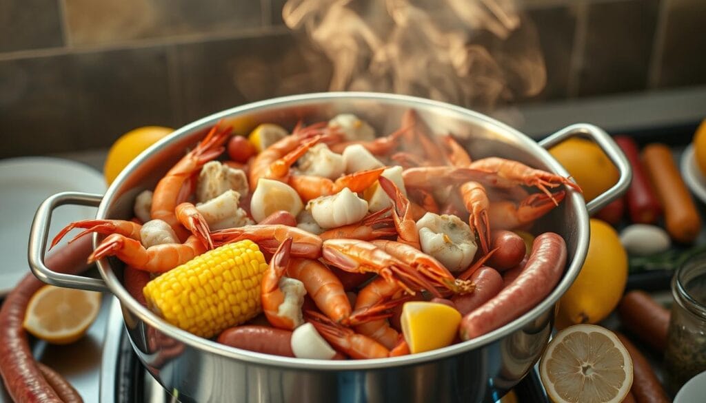 seafood boil cooking techniques